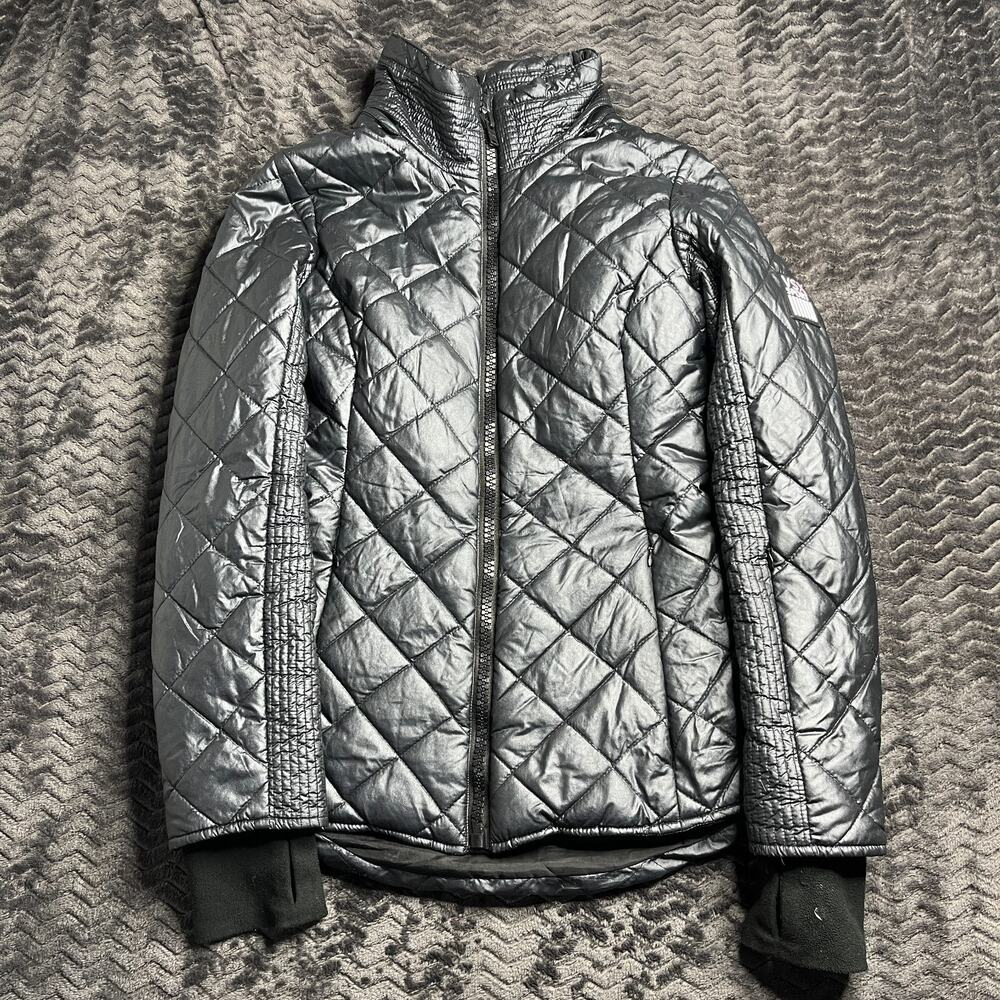 VICTORIA’S SECRET gray Shimmer Puffer Coat/Jacket Size Small